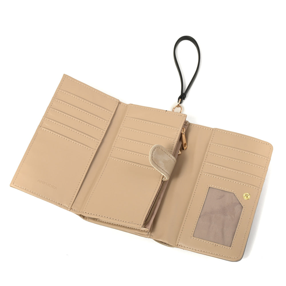 Billetera samay mediana beige