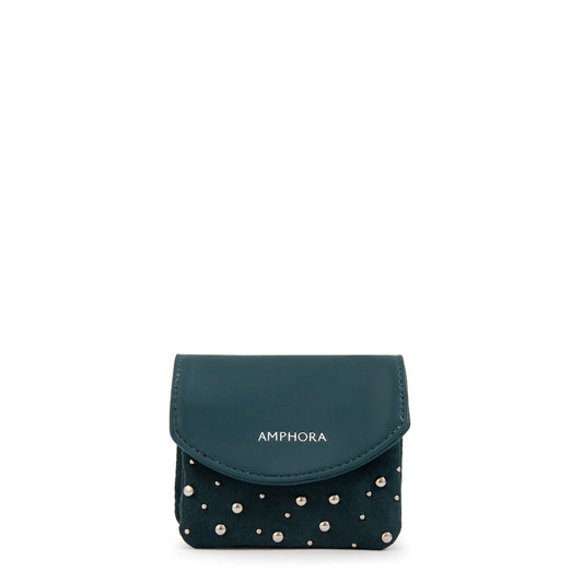 Monedero tarjetero tanit petroleo oscuro