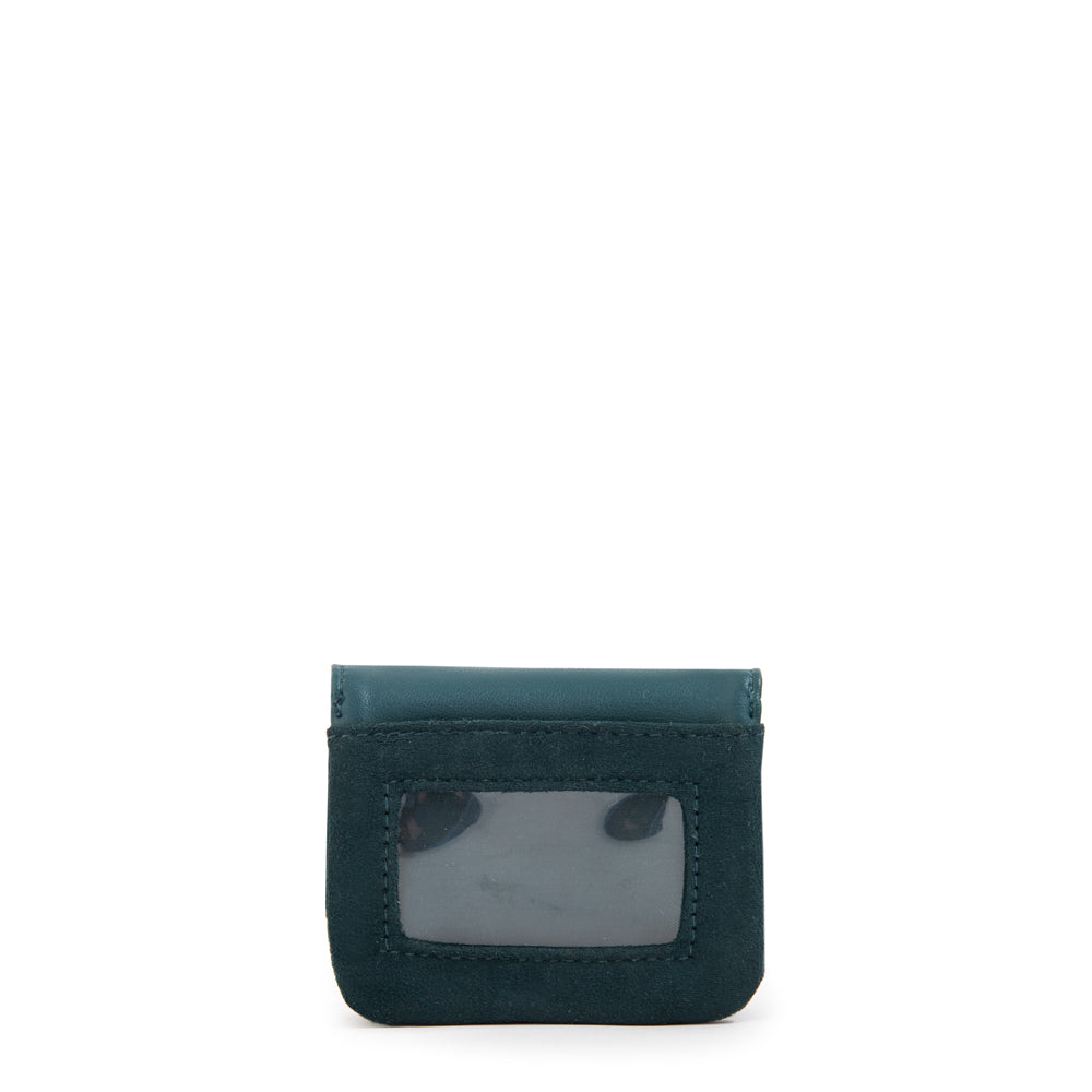 Monedero tarjetero tanit petroleo oscuro