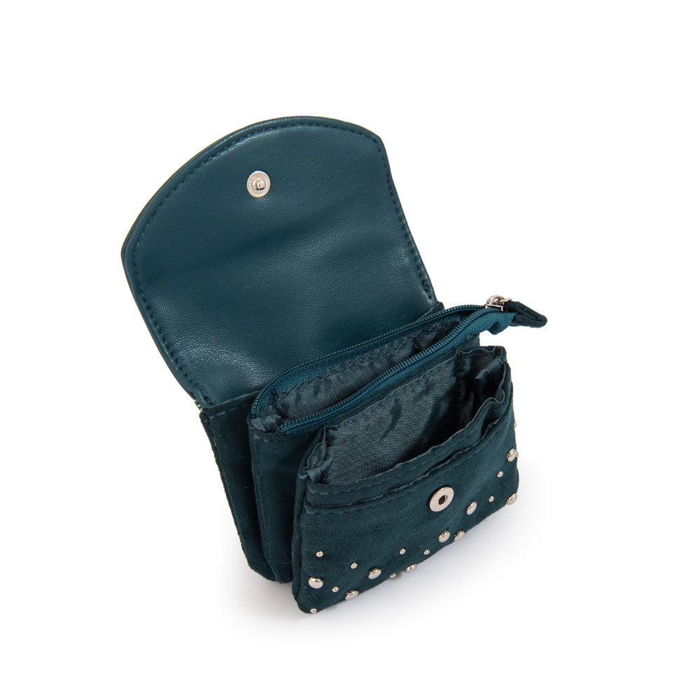 Monedero tarjetero tanit petroleo oscuro