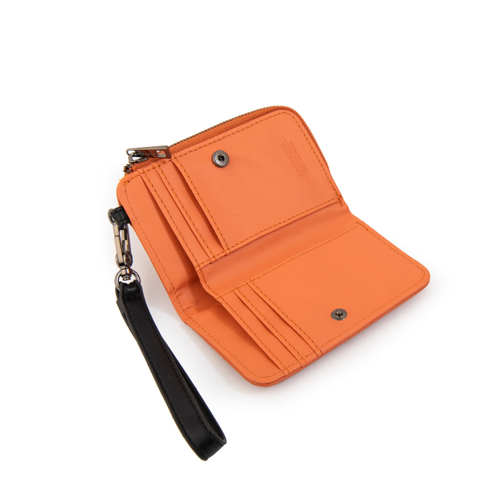 Billetera lorena pequeña naranja