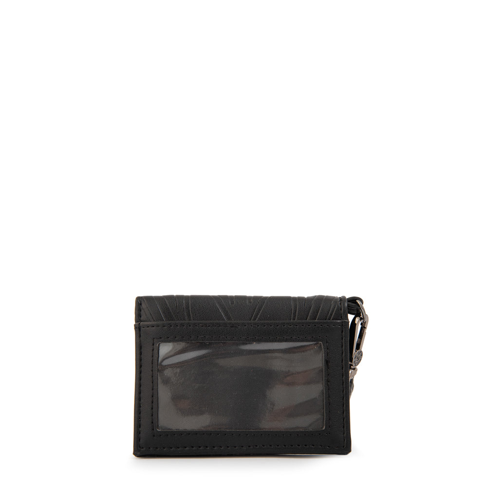 Billetera con ventana exterior lorena negro