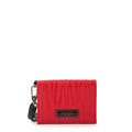 Billetera con ventana exterior lorena rojo