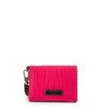 Billetera con ventana exterior lorena fucsia