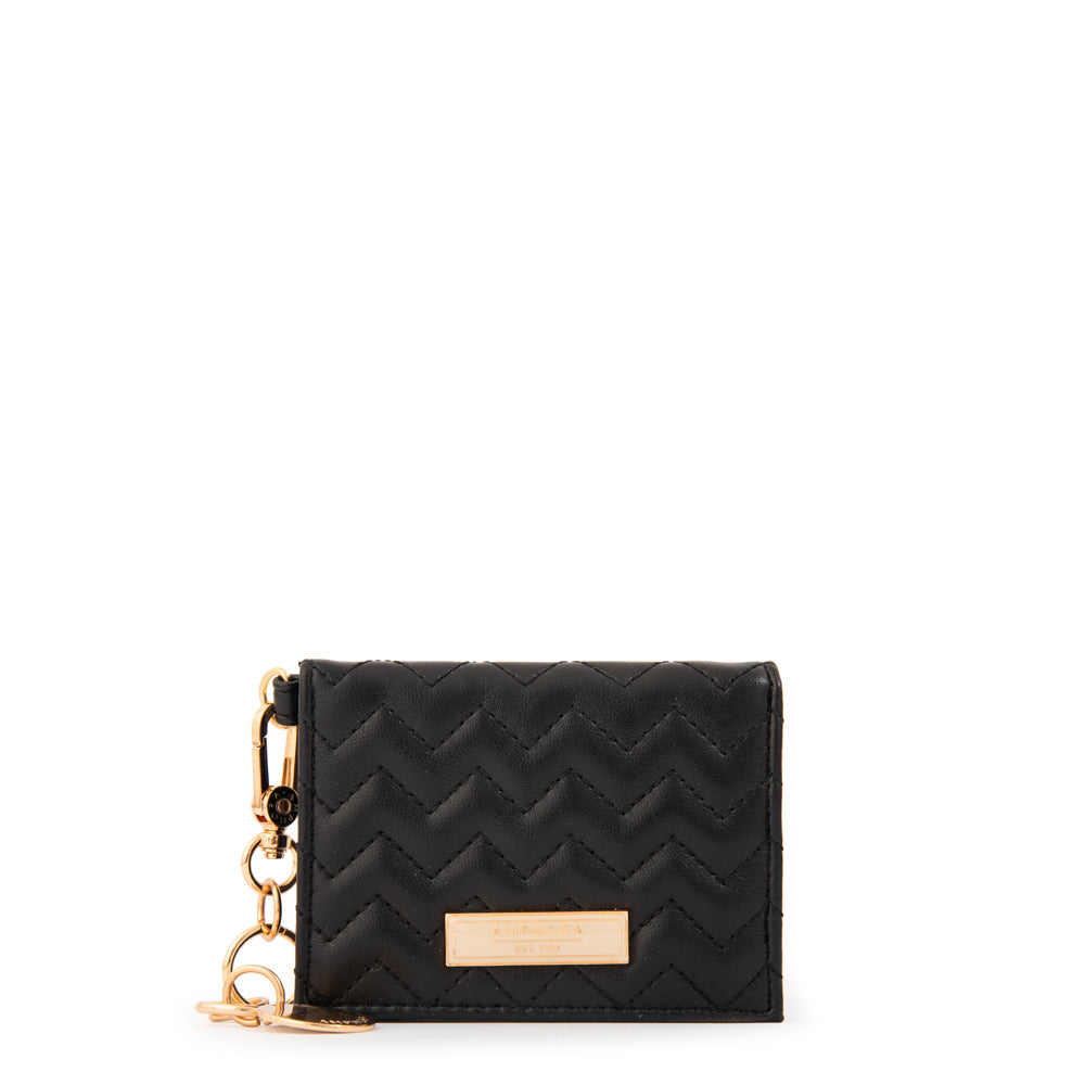 Billetera con ventana exterior kirk negro