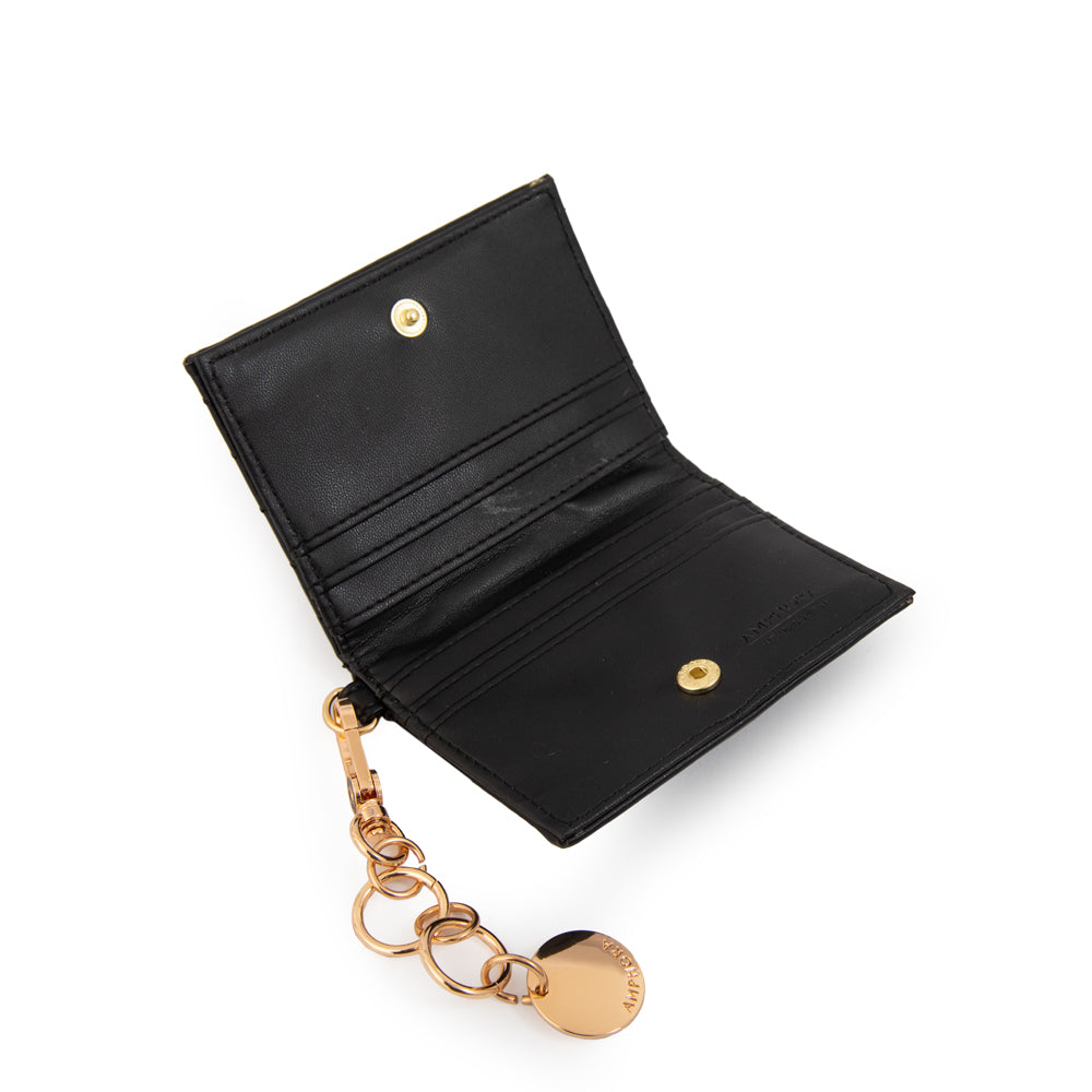 Billetera con ventana exterior kirk negro