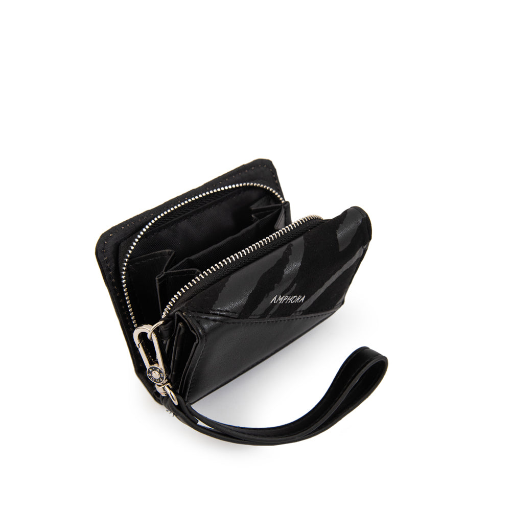 Billetera print pequeña negro