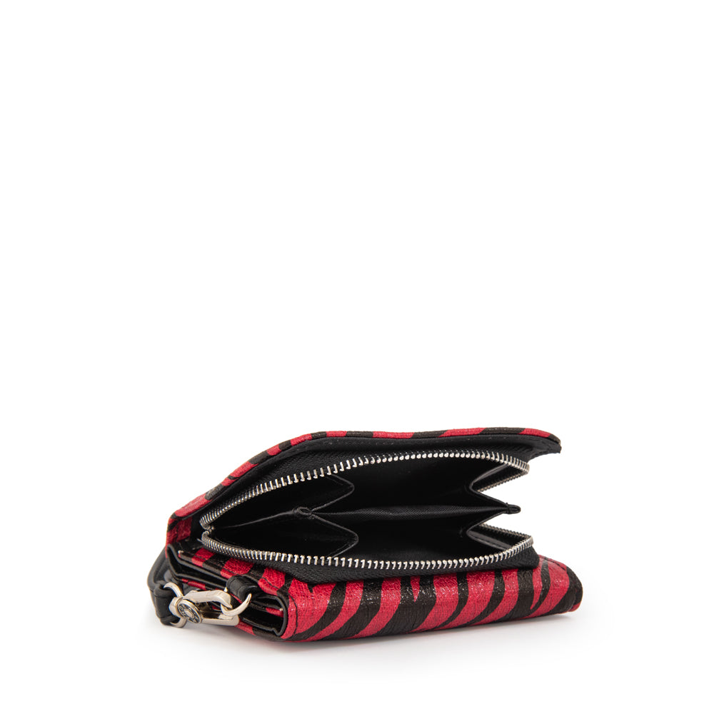 Billetera moira pequeña rojo