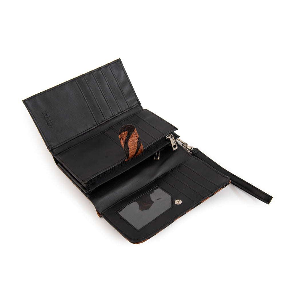 Billetera moira mediana camel