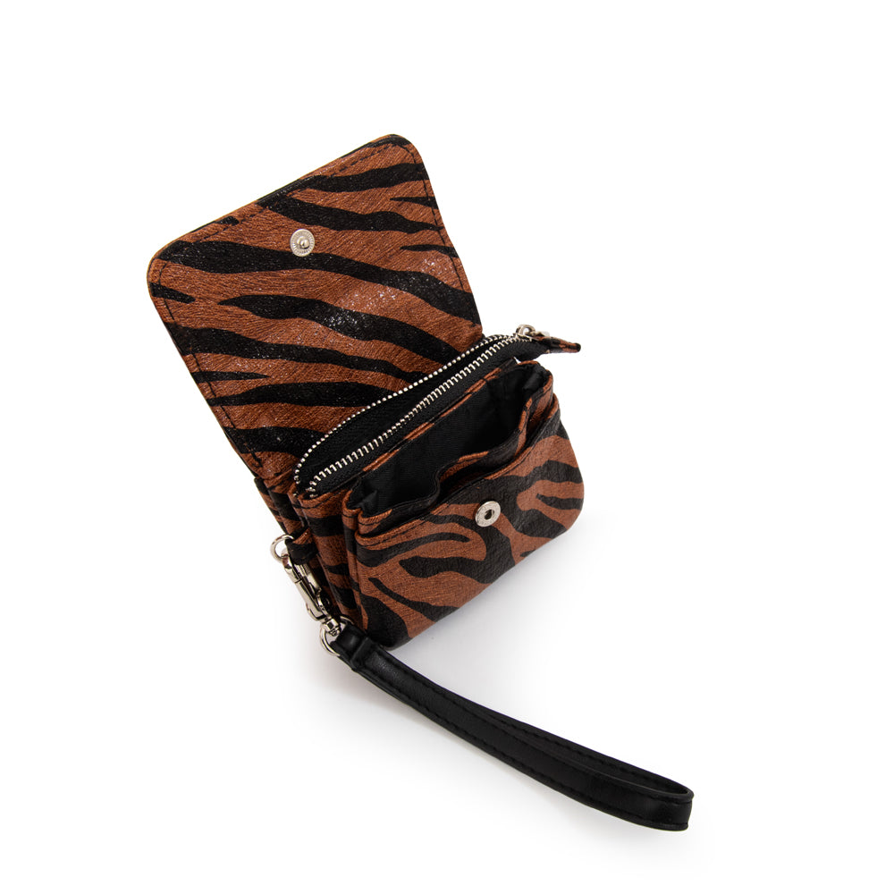 Monedero tarjetero moira camel