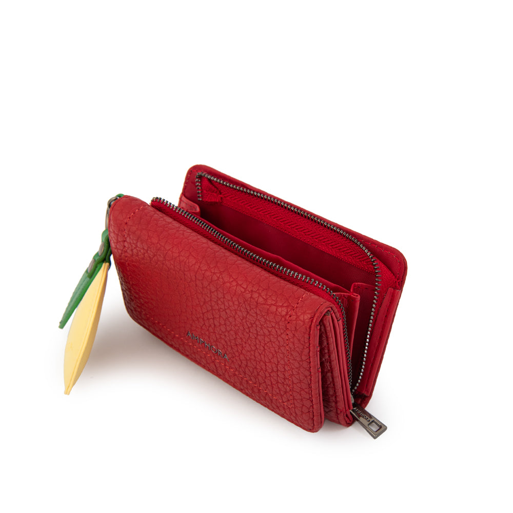 Billetera lima mediana rojo