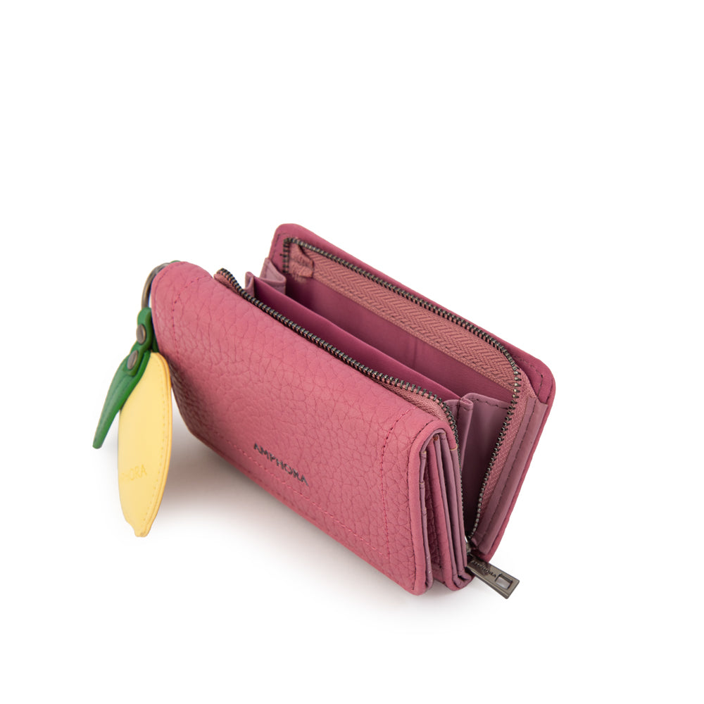 Billetera lima mediana rosado claro