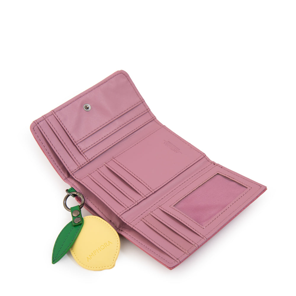 Billetera lima mediana rosado claro