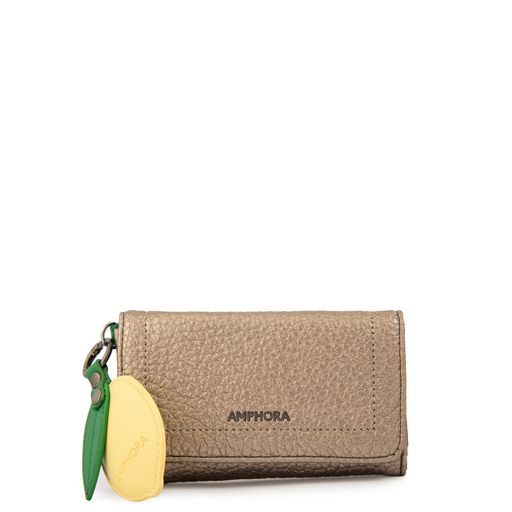 Billetera lima mediana plateado