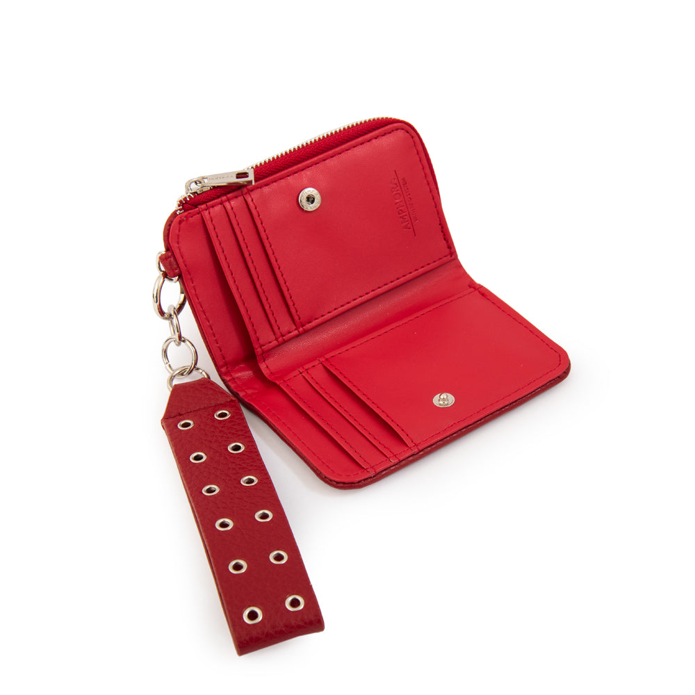 Billetera simple catrina pequeña rojo