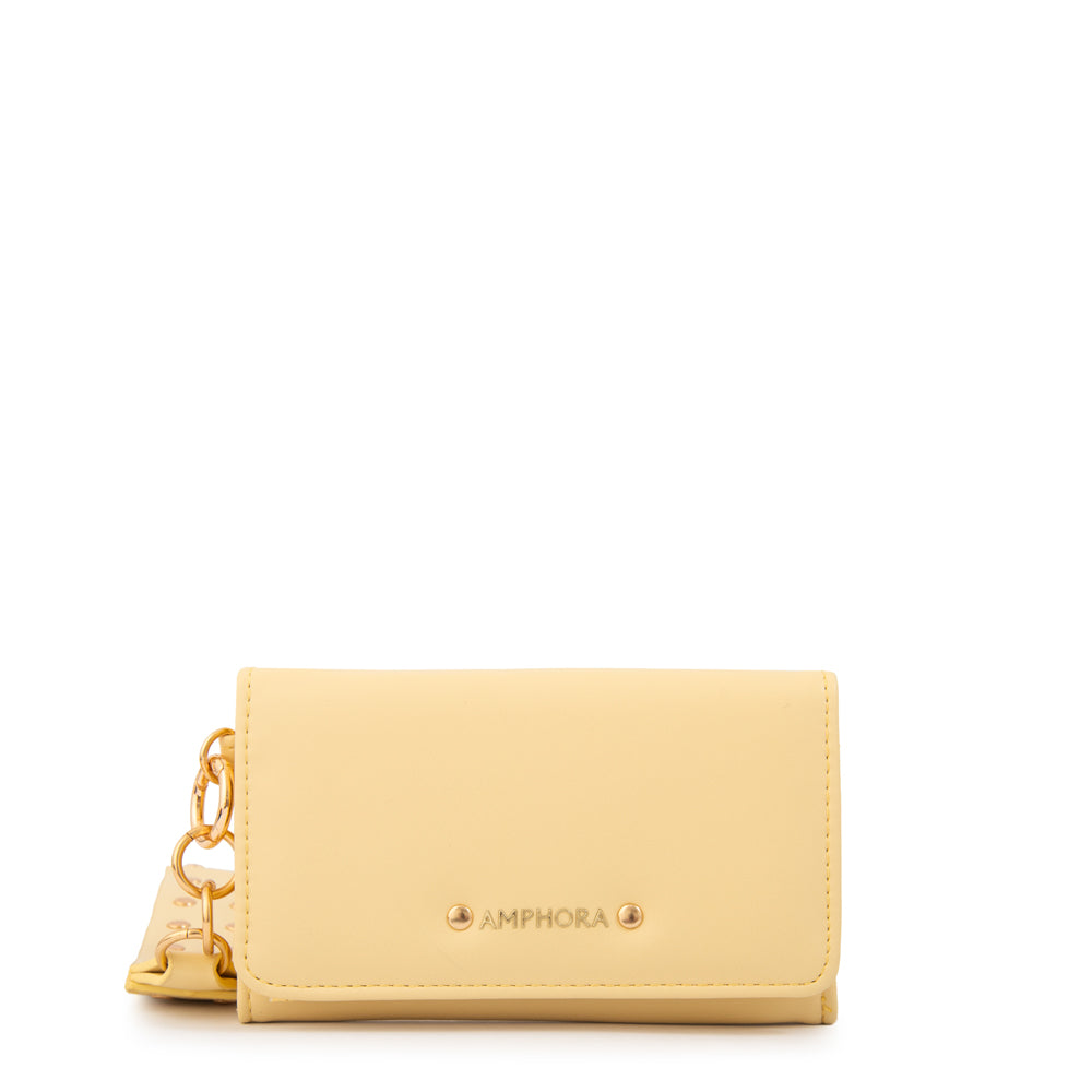 Billetera ebra mediana amarillo