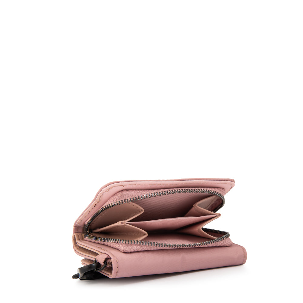 Billetera pascale pequeña rosa viejo