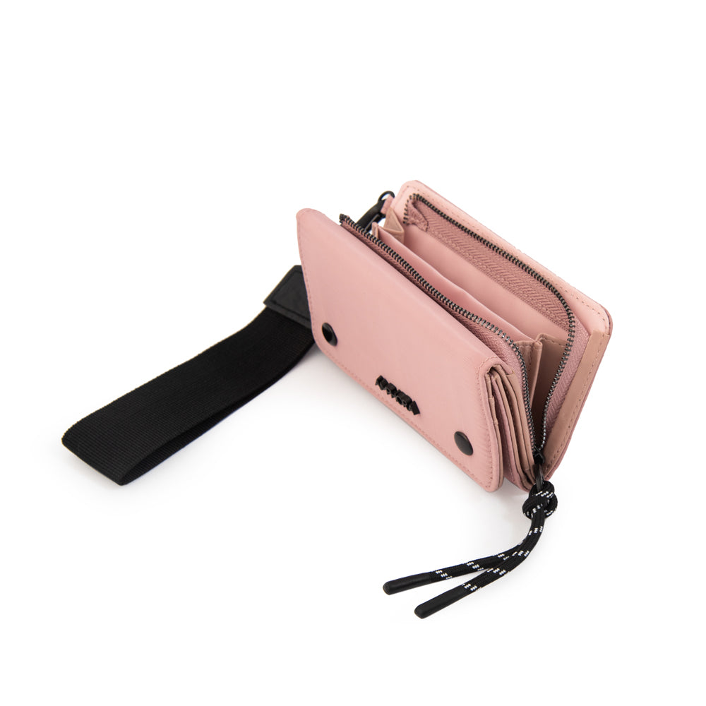 Billetera pascale mediana rosa viejo
