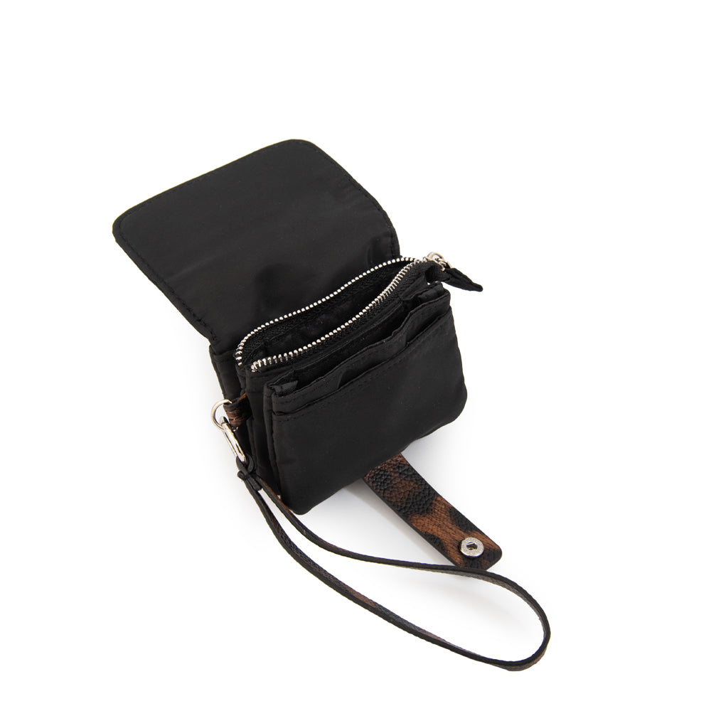 Monedero tarjetero lily negro