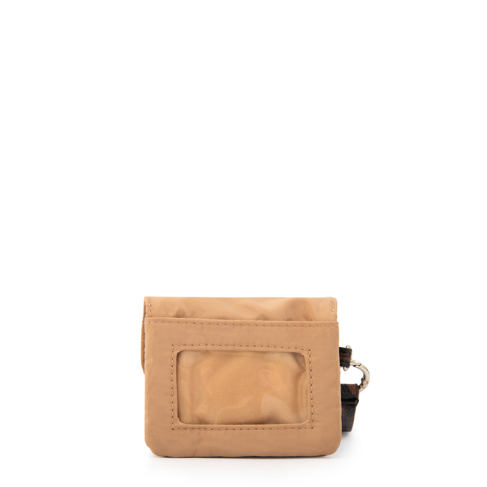 Monedero tarjetero lily beige