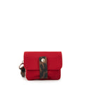 Monedero tarjetero lily rojo