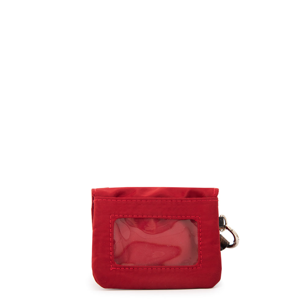 Monedero tarjetero lily rojo