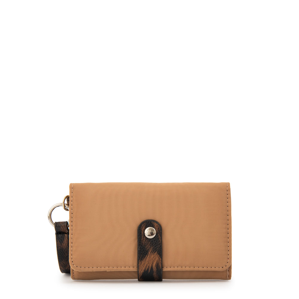 Billetera lily mediana beige