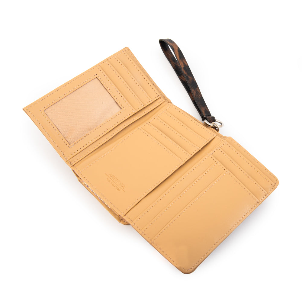 Billetera lily mediana beige