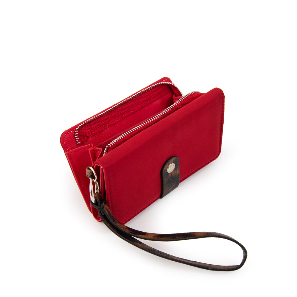 Billetera lily mediana rojo