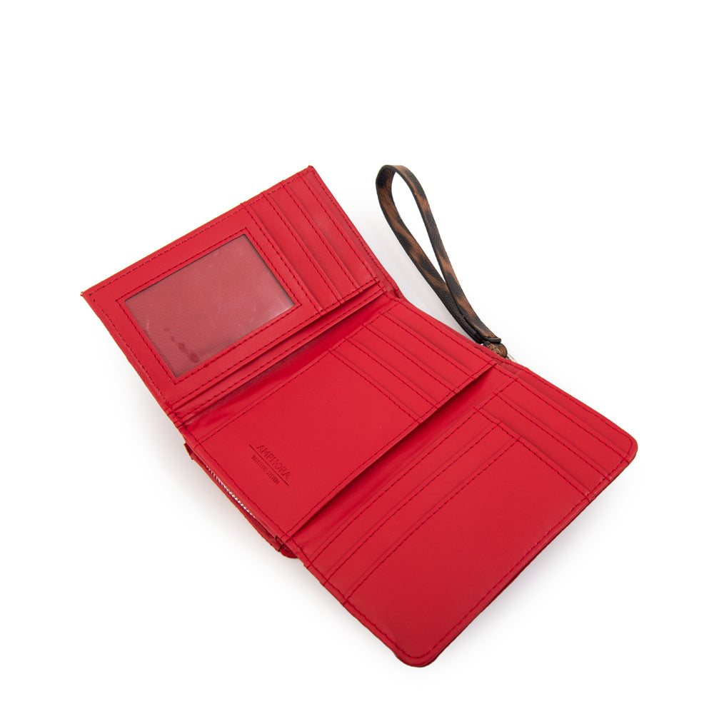Billetera lily mediana rojo
