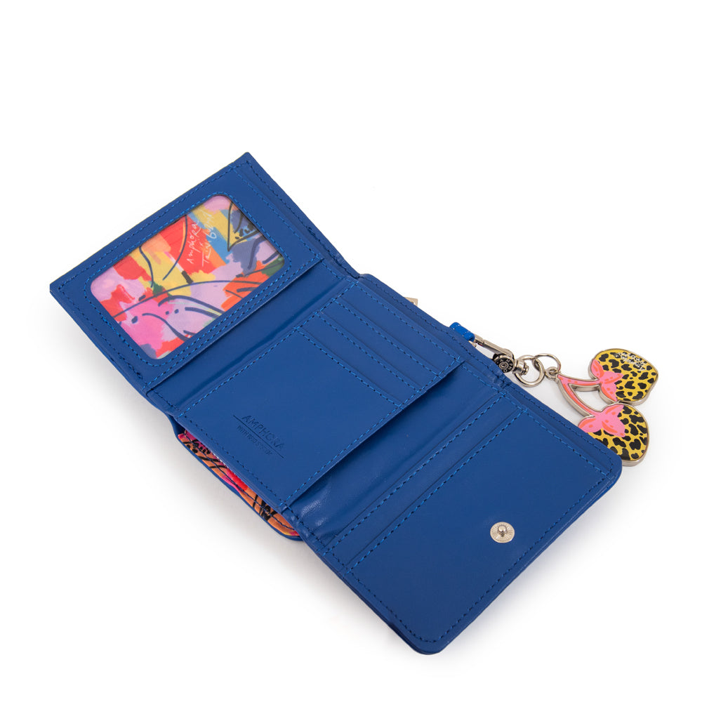 Billetera prisma pequeña azul