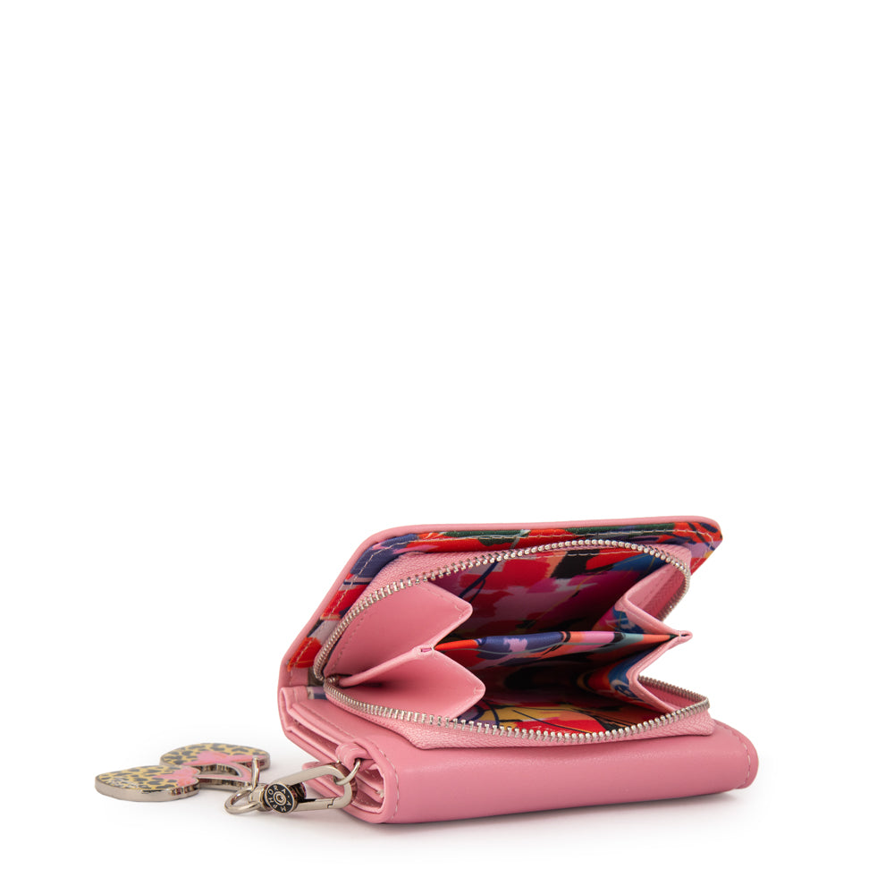 Billetera prisma pequeña rosado