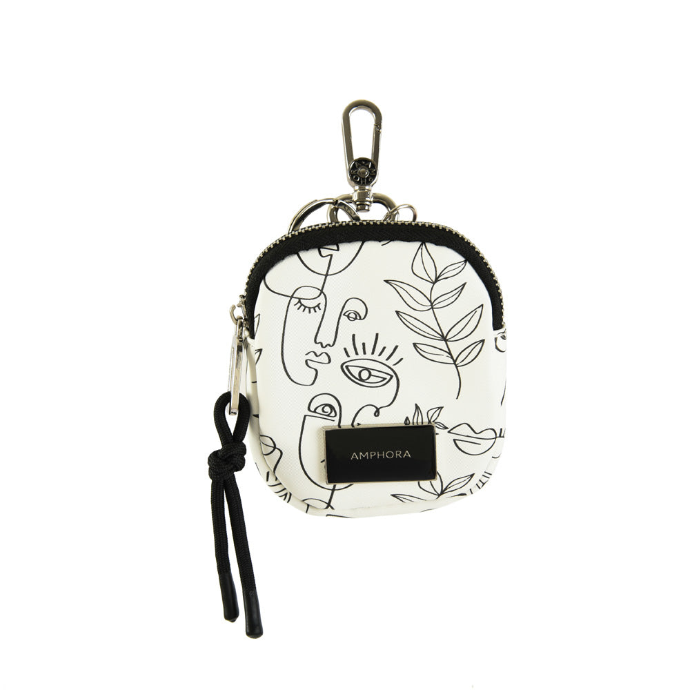 Hanging monedero picasso blanco
