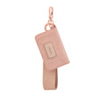Hanging tarjetero oculus rosado claro