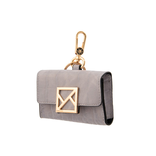 Hanging tarjetero cora pequeña lila