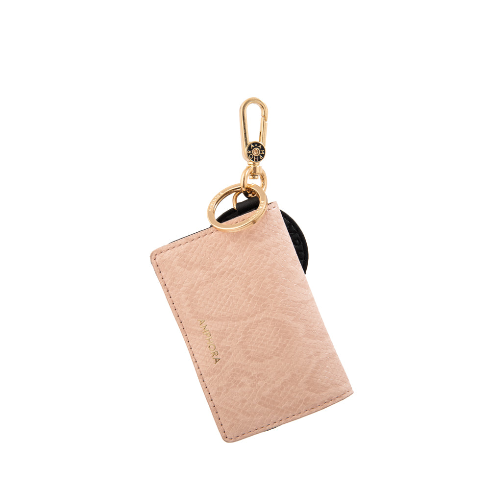 Hanging tarjetero con espejo lex rosa viejo