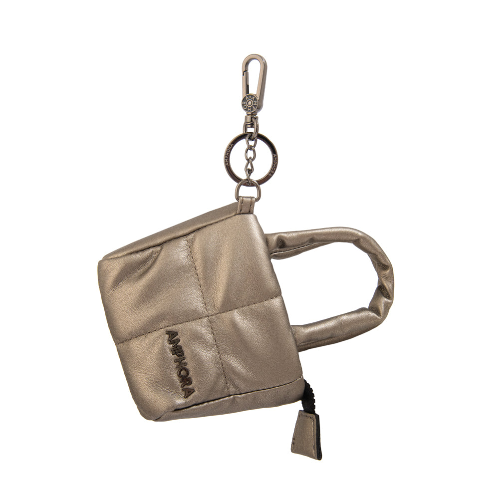 Hanging monedero lexur plateado oscuro