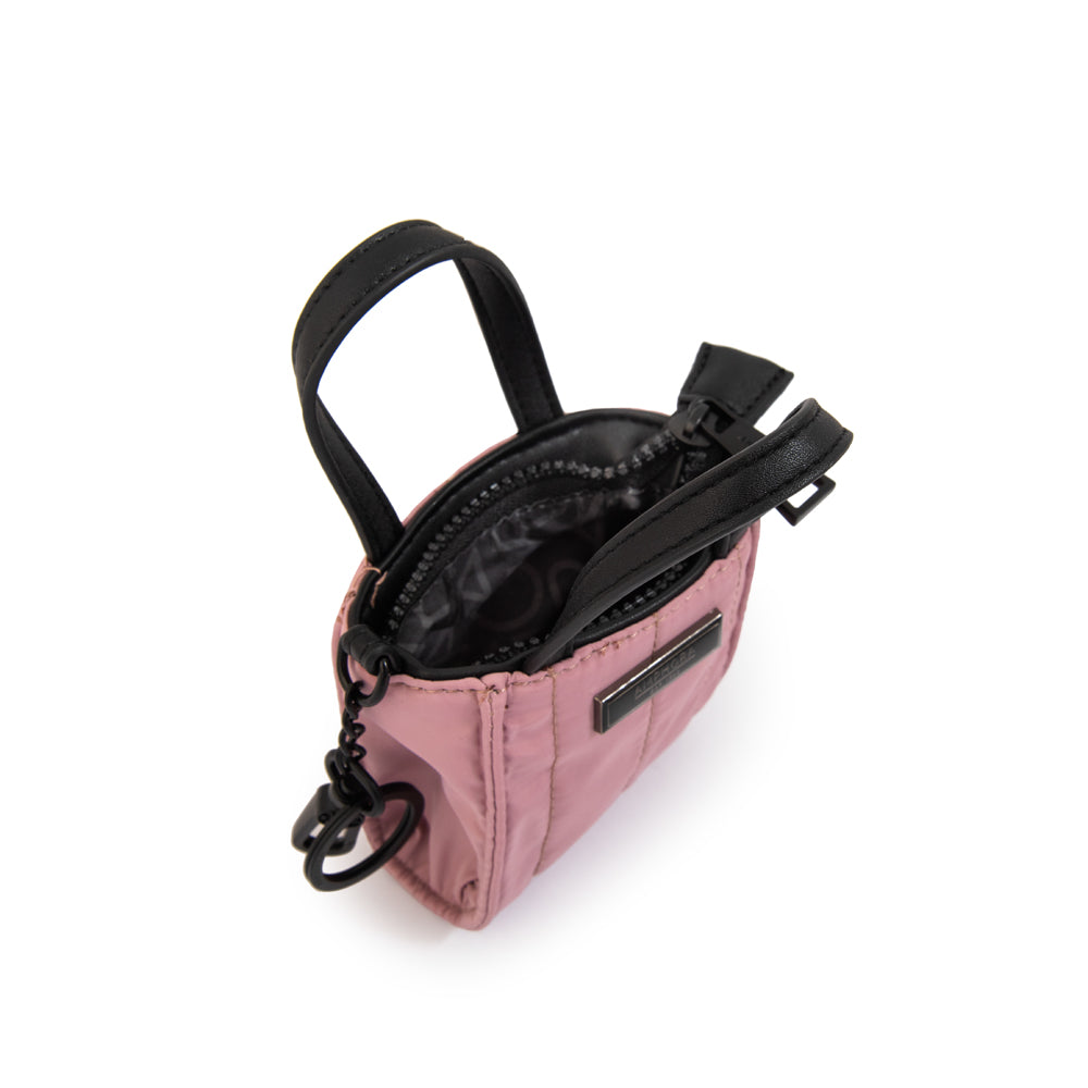 Hanging monedero atlas rosa viejo