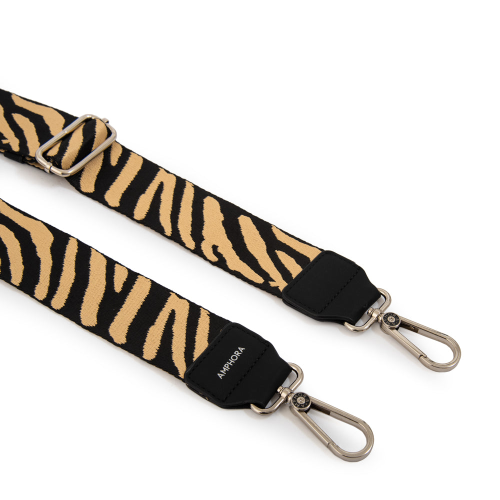 Longstrap zebri beige