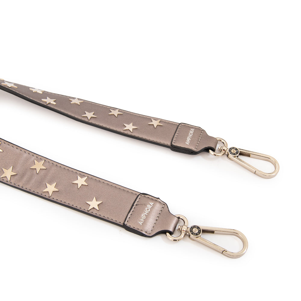 Longstrap miska plateado oscuro