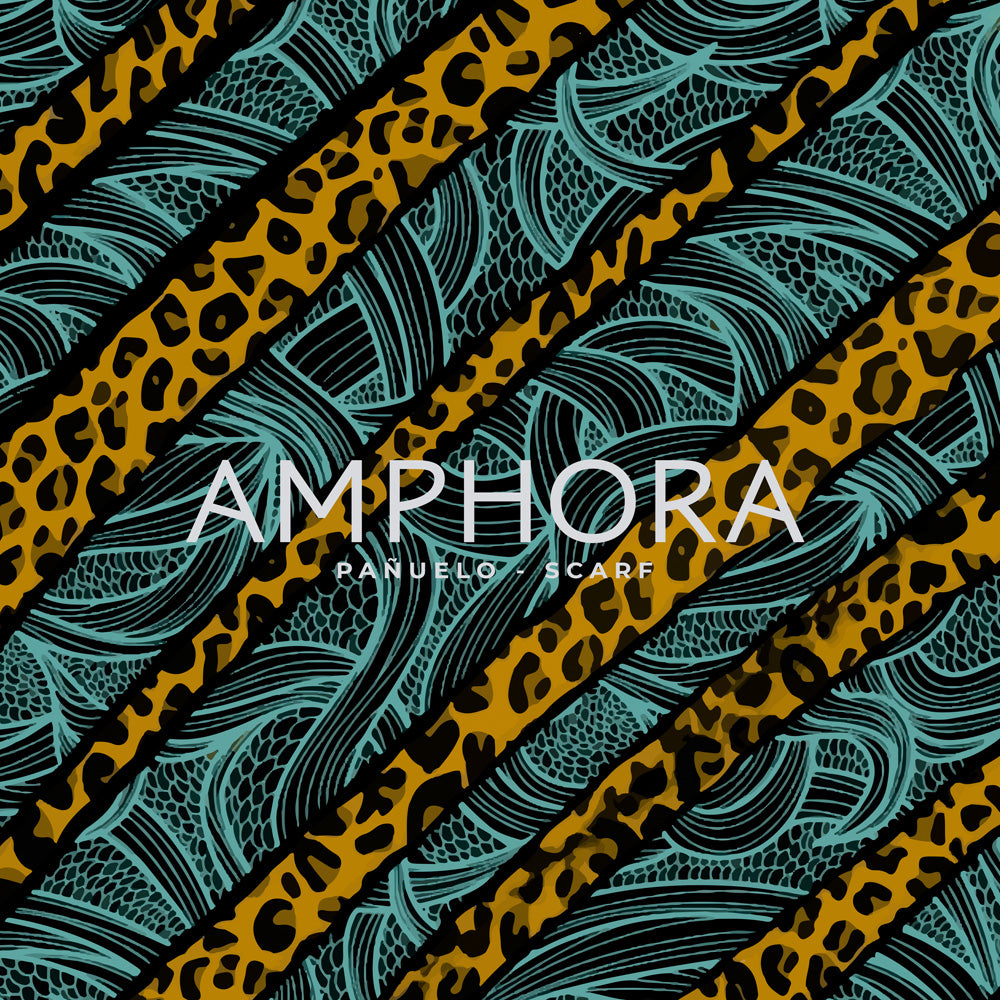 Pañuelo tiare petroleo oscuro