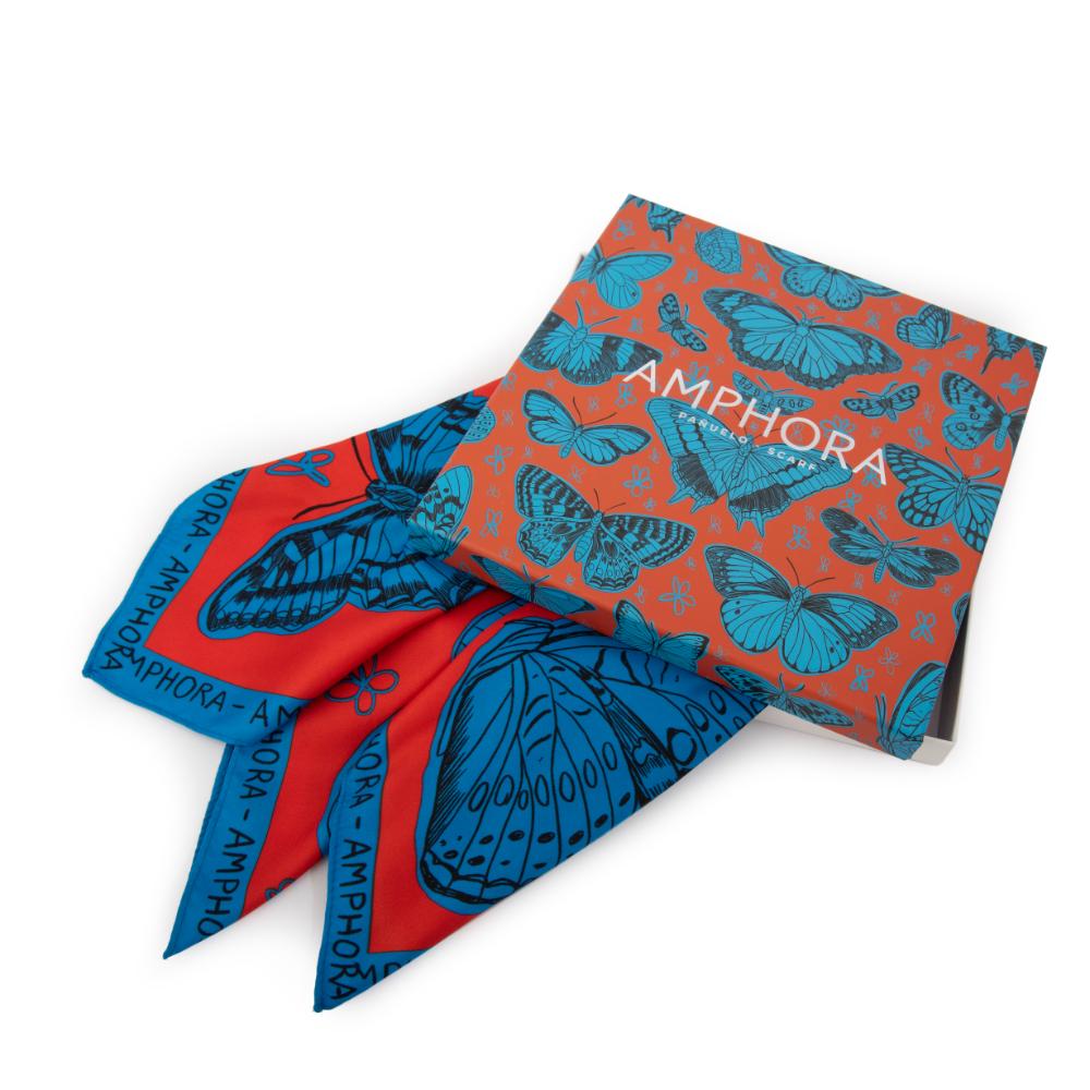 Pañuelo monarca rojo