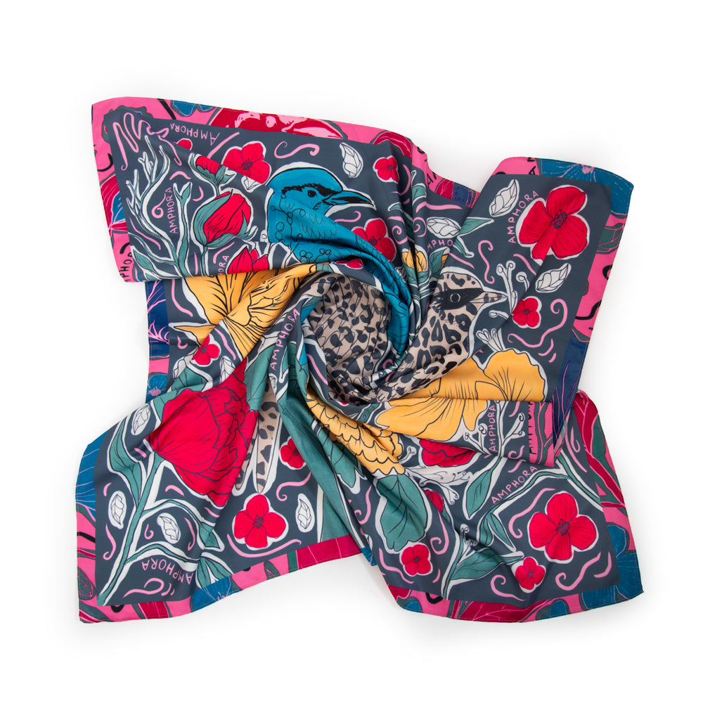 Pañuelo mediana cardenal azul oscuro