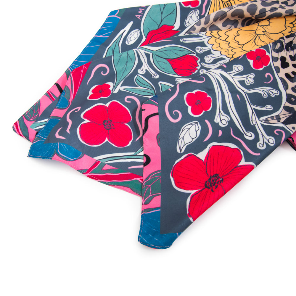 Pañuelo mediana cardenal azul oscuro