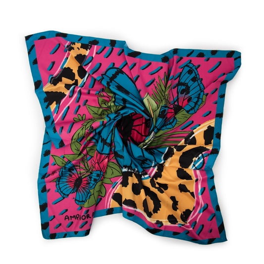 Pañuelo auren mediana rosa viejo