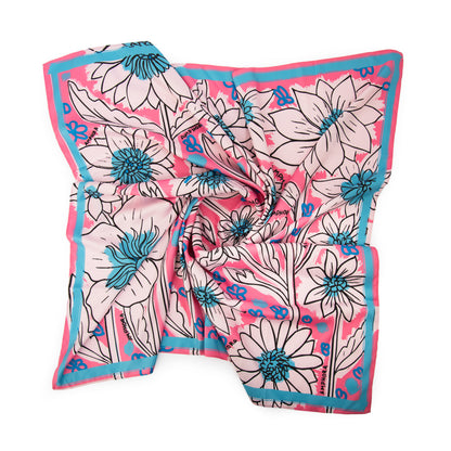 Pañuelo lirica mediana rosa viejo