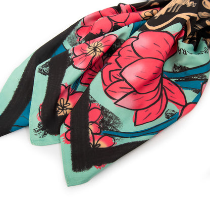 Pañuelo lotus mediana negro