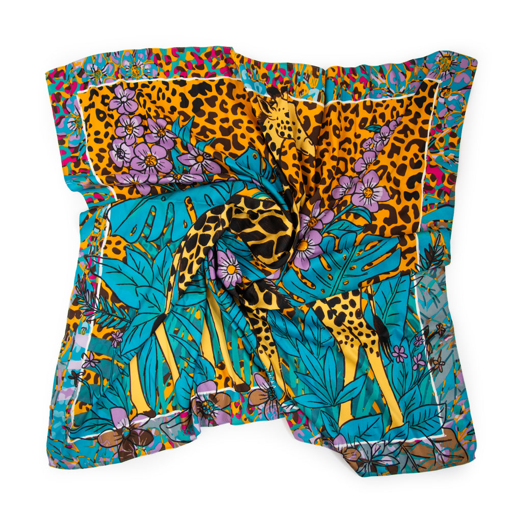 Pañuelo cuadrado masai mix color