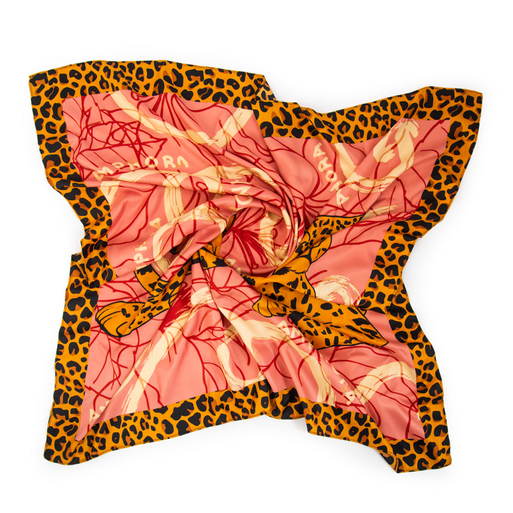 Pañuelo cuadrado silvina rosa viejo