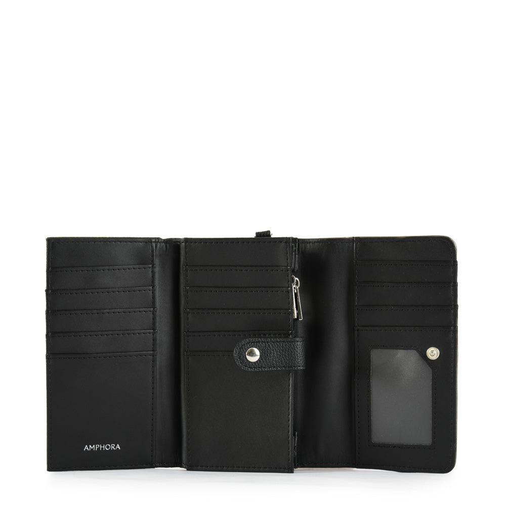 Billetera acordeon bonne mediana negro